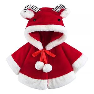 Disfraz Infantil Abrigo Capa Navide&ntilde;o Pascuero