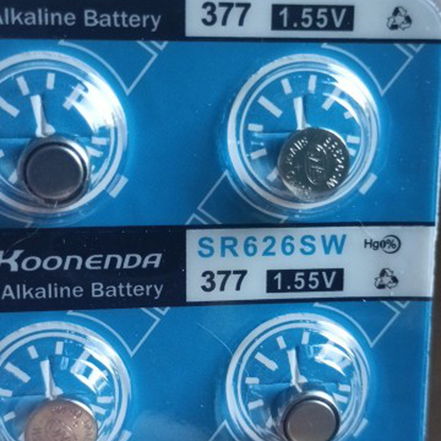 Pilas Para Reloj U Otros Usos Boton Lr626 Ag4 377a 1,5v Tira 10 Unidades image number 6.0