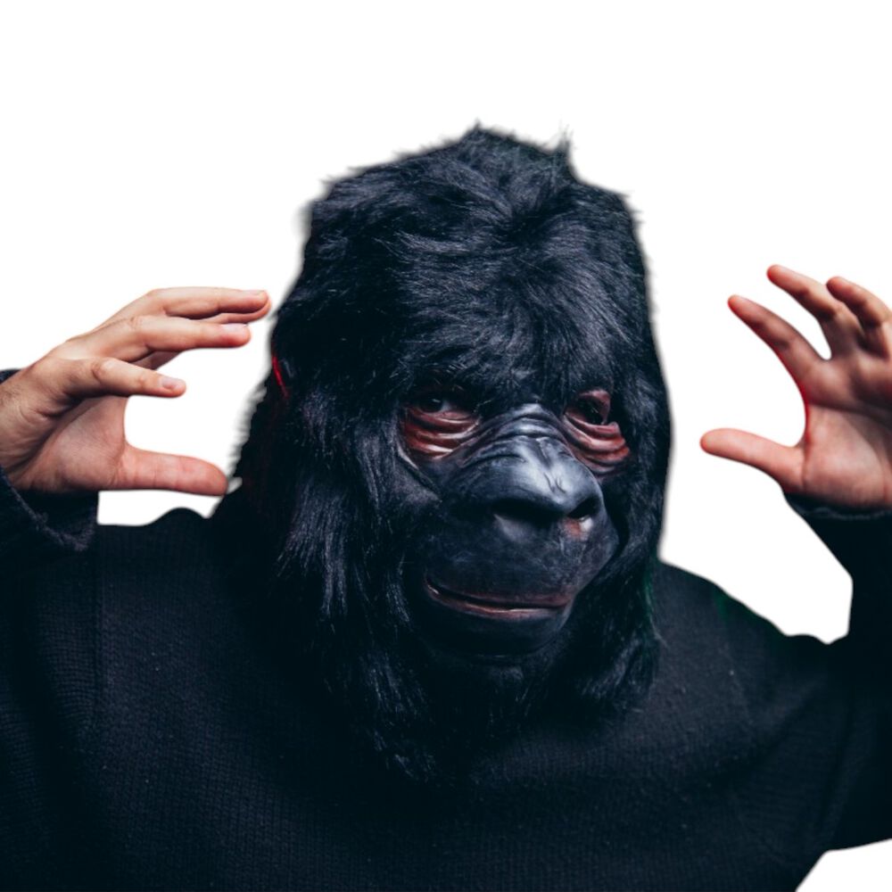 Máscara Látex Gorila Realista Disfraz Adulto Halloween image number 7.0