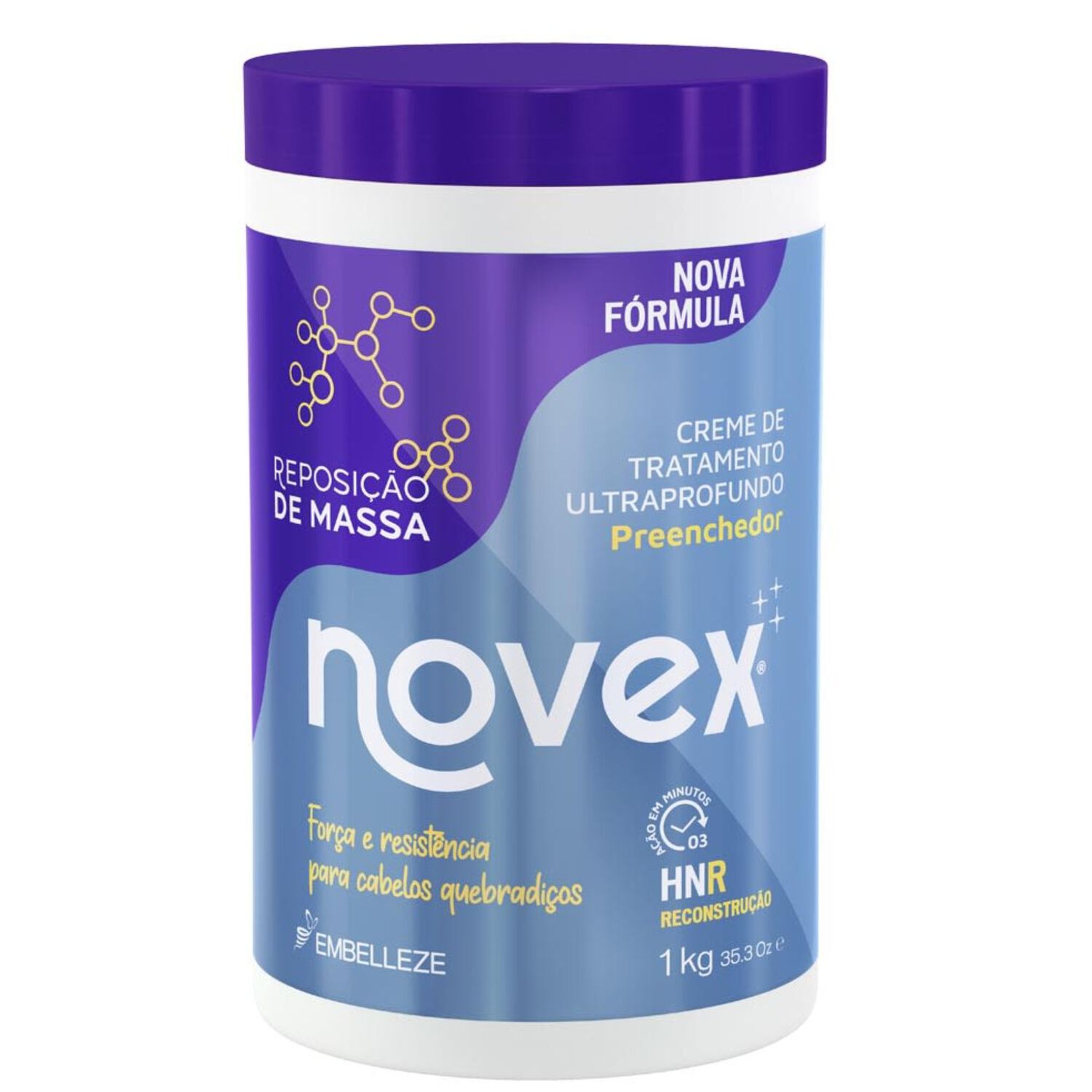 Crema Tratamiento Capilar Reconstructiva Reposici&oacute;n De Masa 1kg Novex image number 1.0