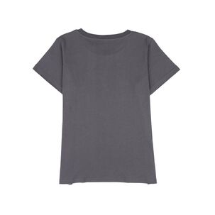 Polera Print Folia Tigre Manga Corta Cuello Redondo Mujer Rolly Go