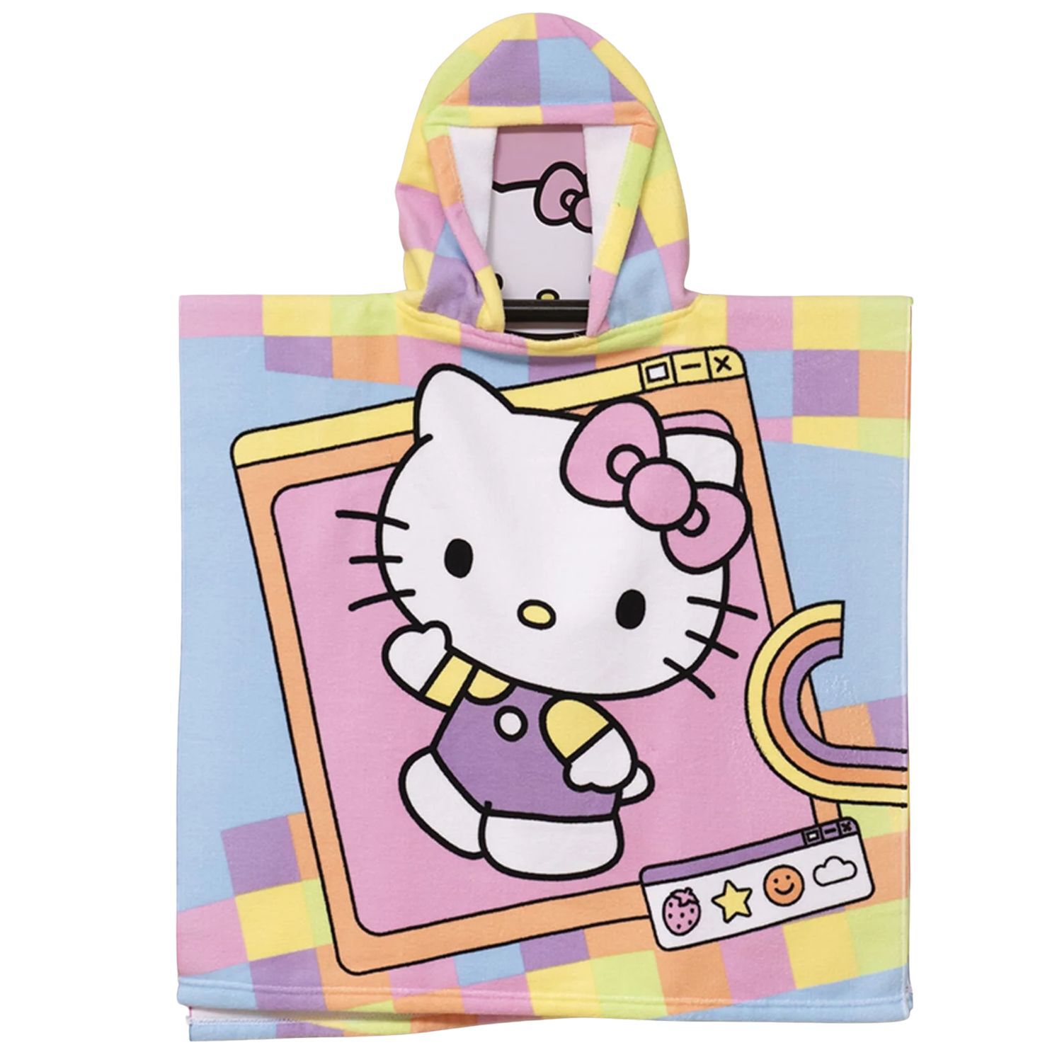Toalla Hello Kitty Retro Capucha Playa Piscina 60x60 - Ps image number 0.0