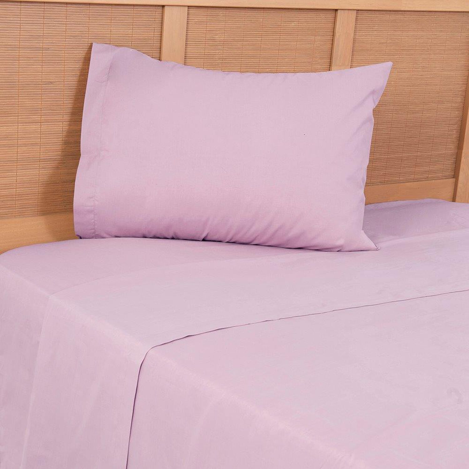 Sabana 144 Hilos Lisas 1.5 Plazas Rosa image number 3.0