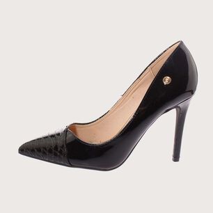 Zapato Taco Negro V&iacute;a Franca Art. 512090509negro