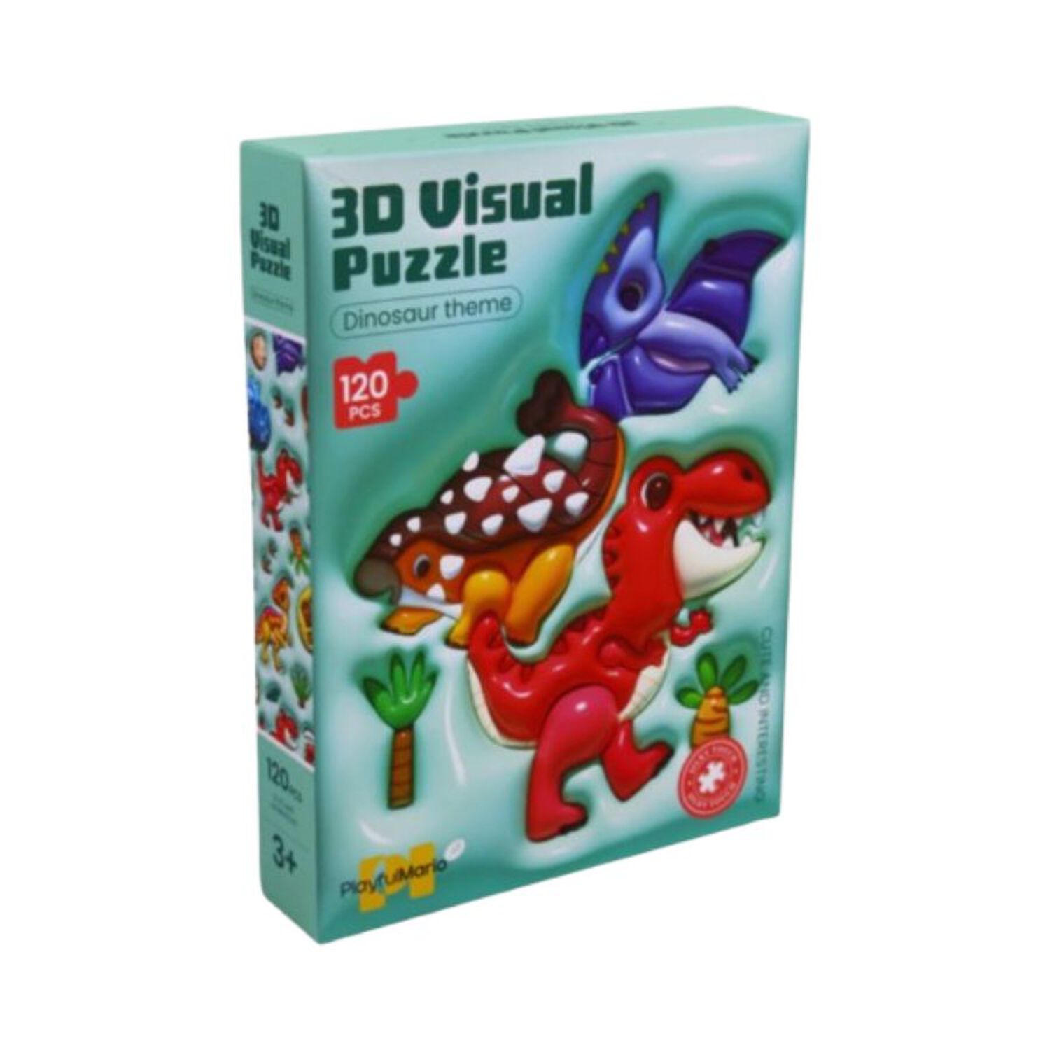 Puzzle 3d Dinosaurios Infantil 120 Piezas image number 0.0