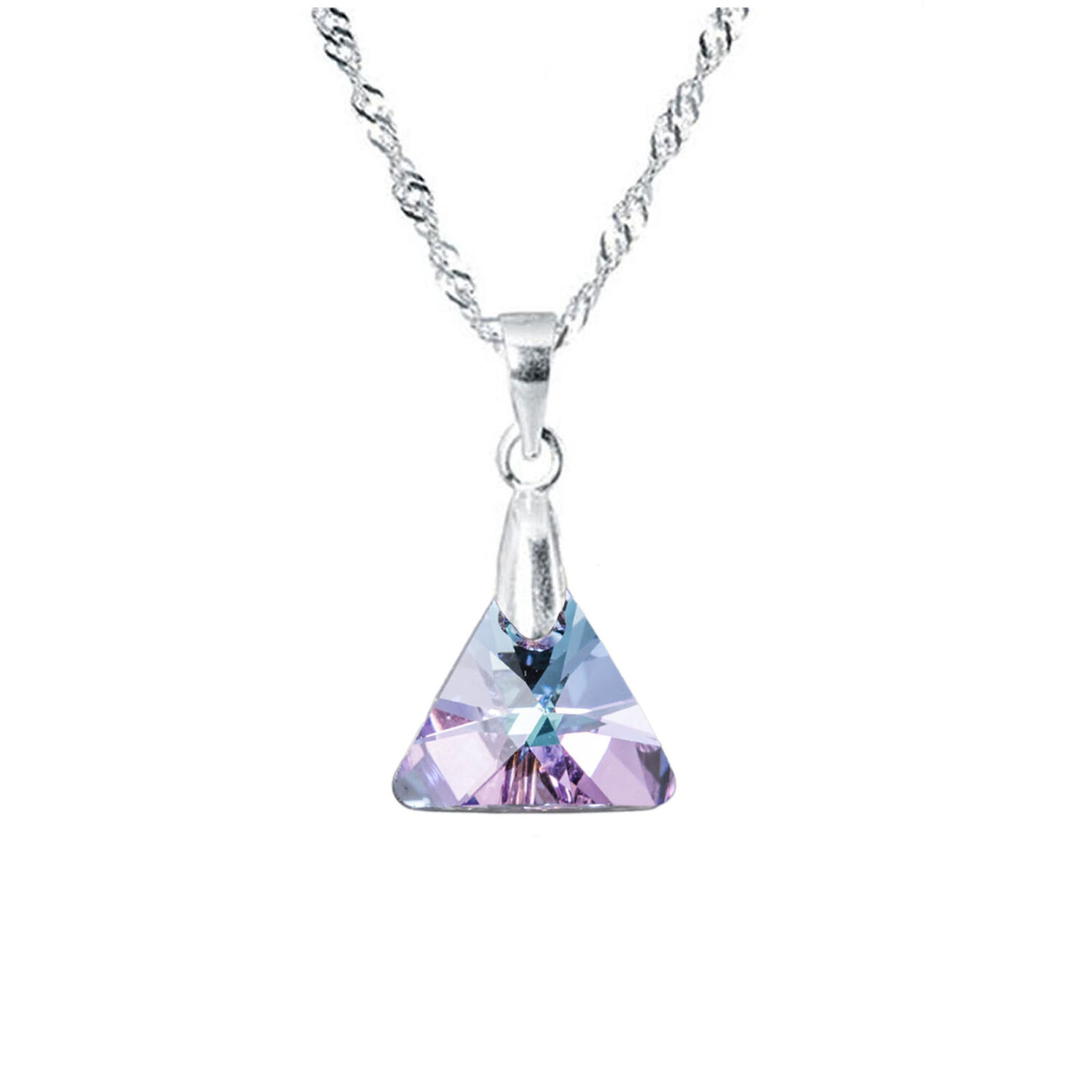 Collar Trinidad Cristales Genuinos Vitral Light image number 0.0