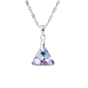 Collar Trinidad Cristales Genuinos Vitral Light