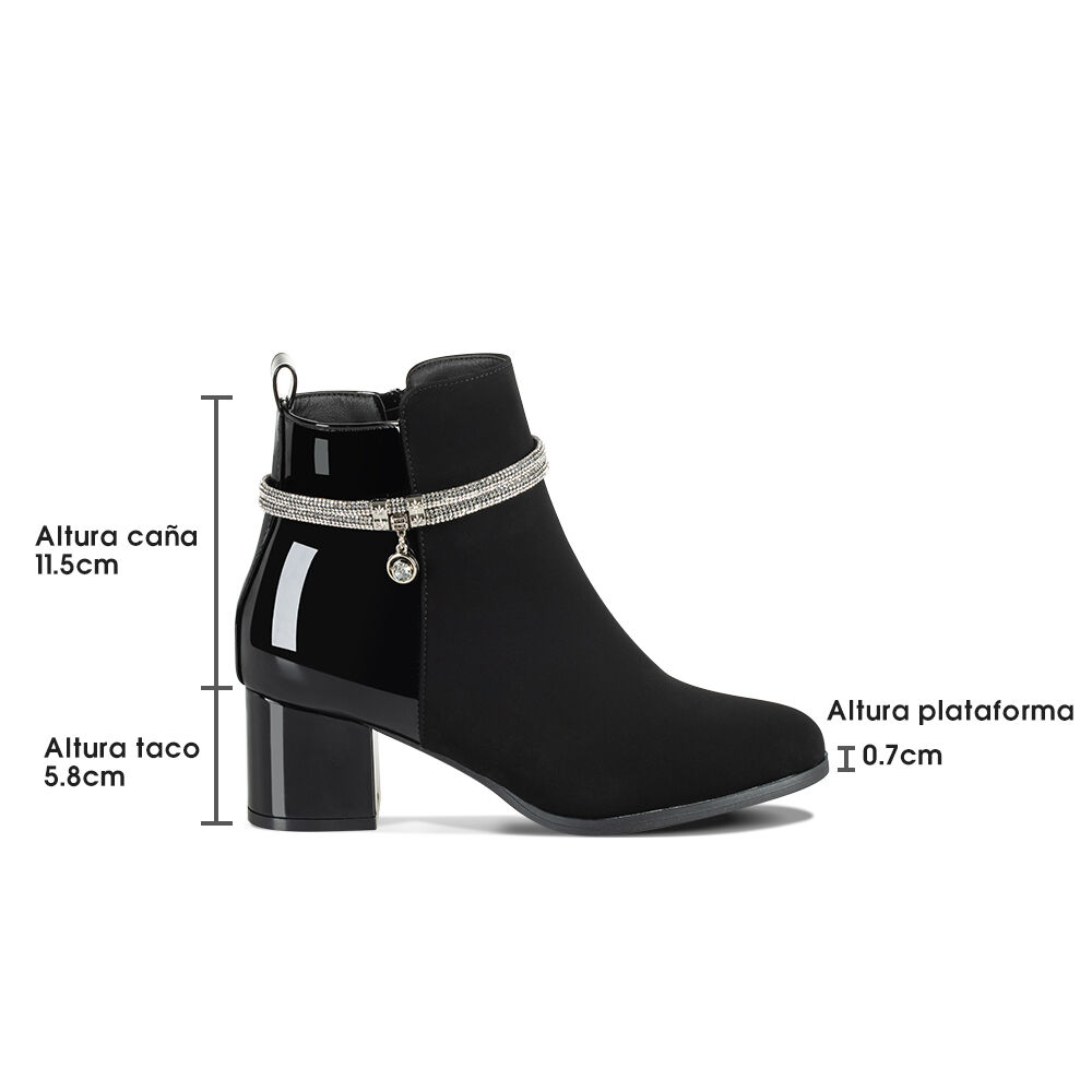 Botin Mujer July Negro Weide image number 5.0