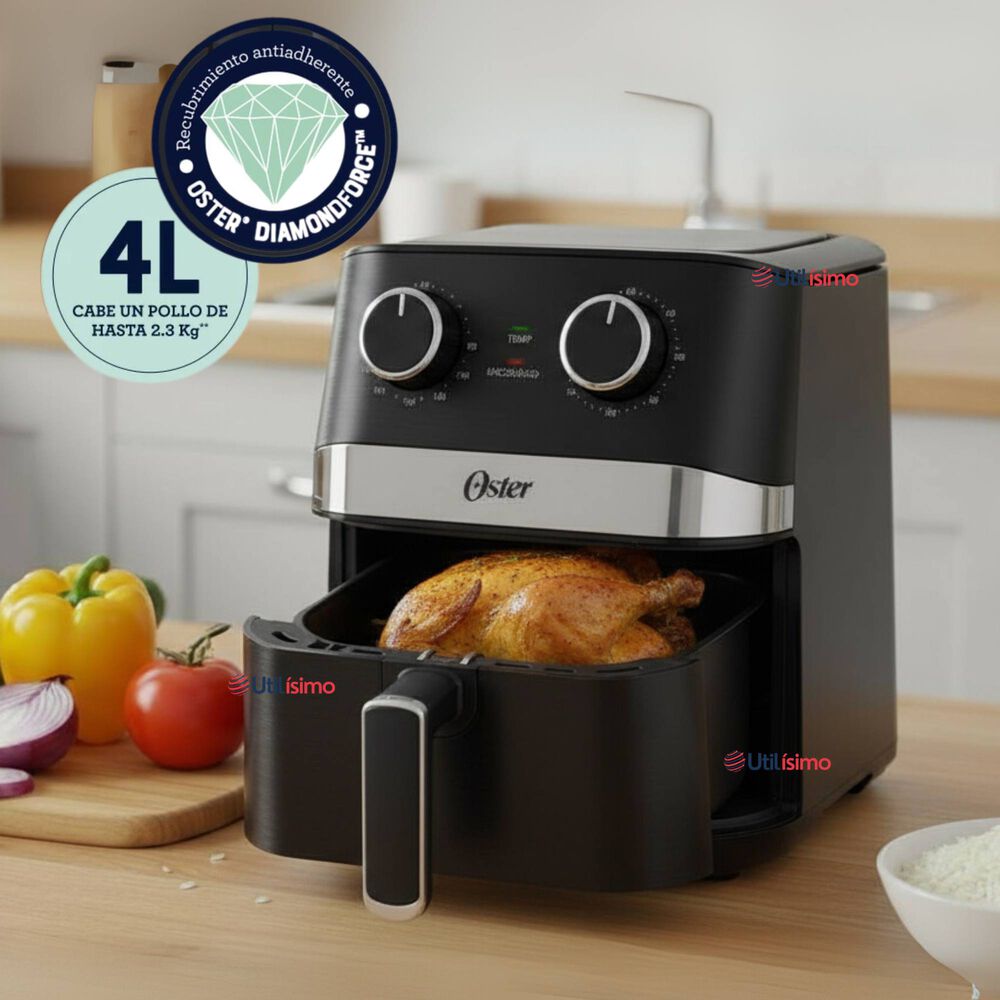 Oster Freidora De Aire Manual, Recubrimiento Oster Diamondforce, 4l De Capacidad, Con Controles De Tiempo Y Temperatura, Ckstaf401mdf image number 0.0
