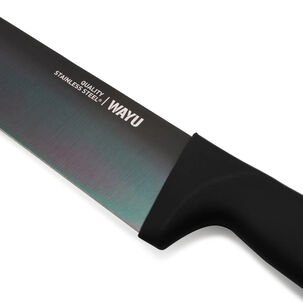 Cuchillo Carnicero Profesional Wayu Revestimiento Antiadherente