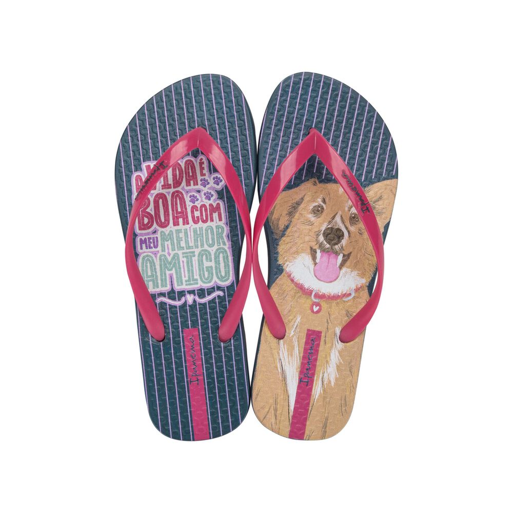 Sandalia Mujer Rosa/azul Love Pets Ipanema image number 0.0