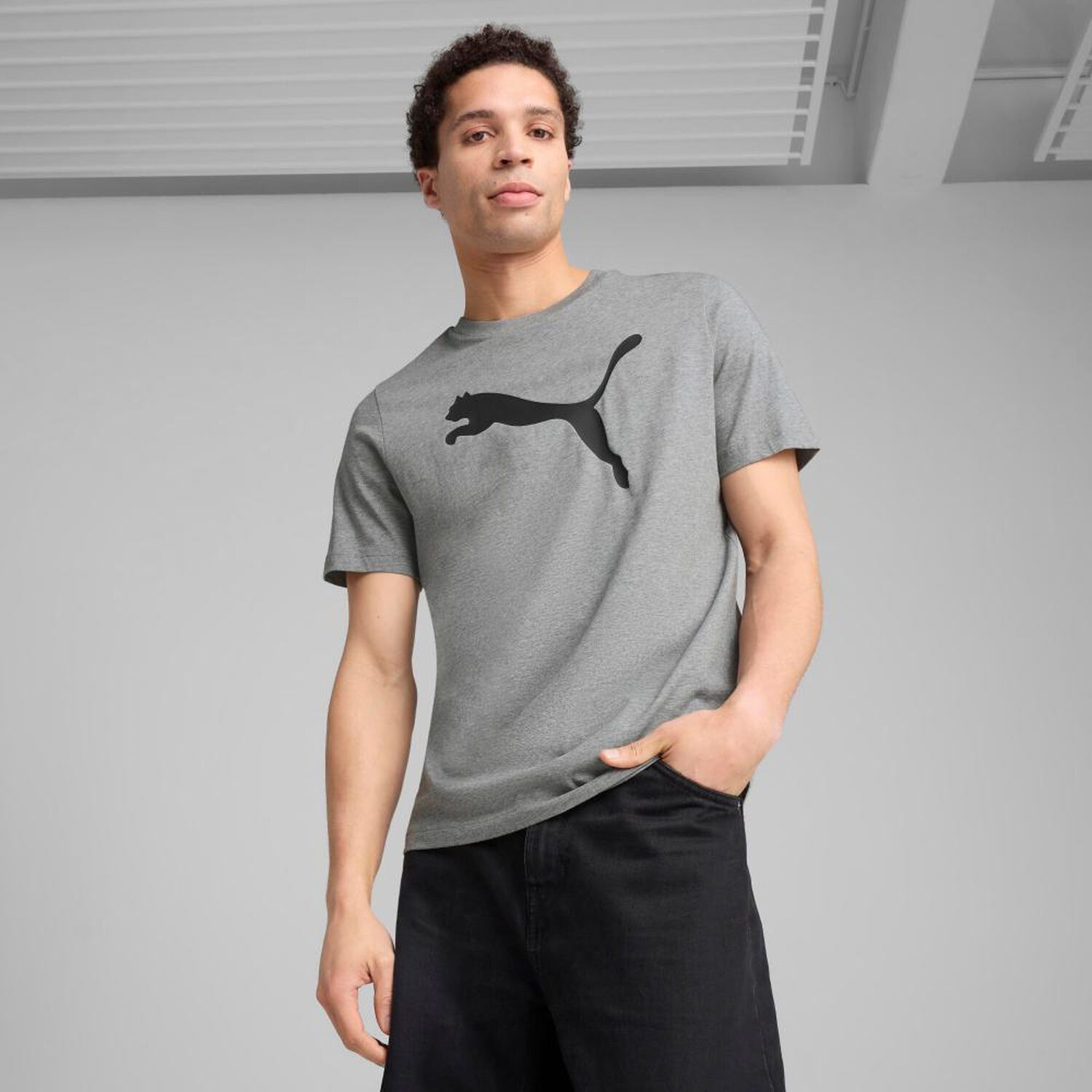 Polera Deportiva Hombre Puma Ess Tee image number 2.0