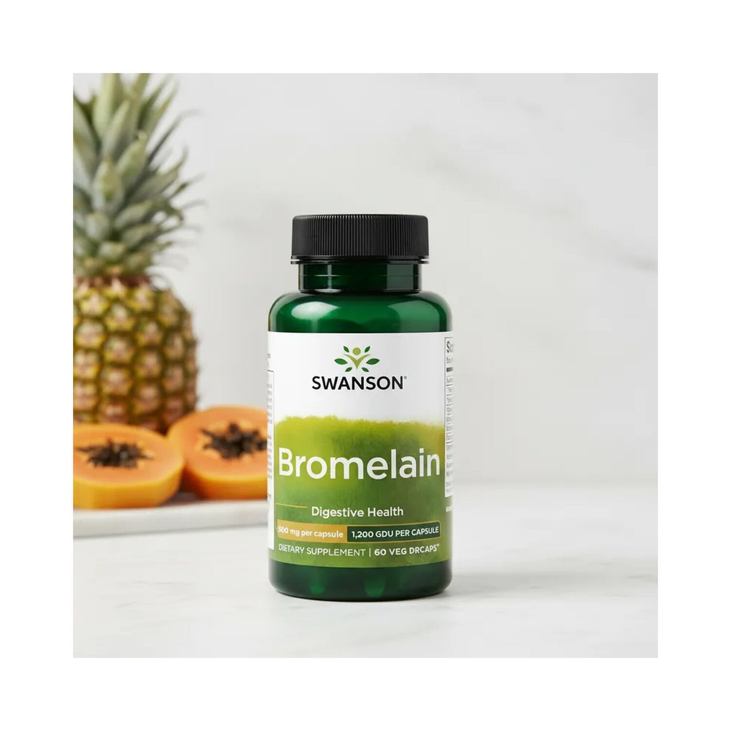 Bromelaina 500mg 50 Veggie Caps image number 2.0
