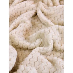 Manta De Cama Nautica Home Jacquard Franela Suave 127x178cm