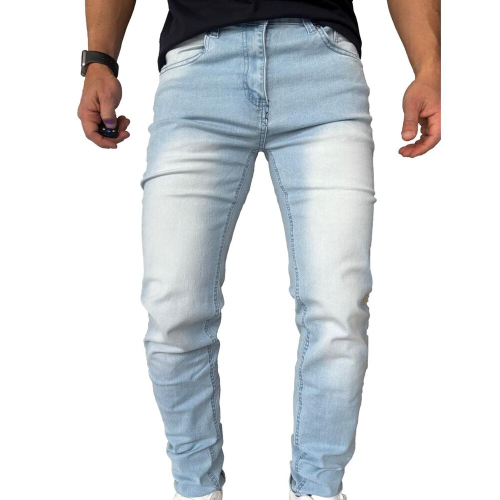 Jeans Elasticados Slim Fit Color Focalizado Semipitillos image number 21.0