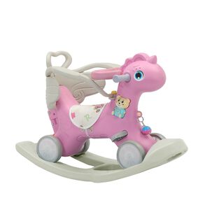 Balancin Caballito Mecedor Y Correpasillo Desmontable 2en1