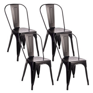 Pack 4 Sillas Tolix Vintage Negro