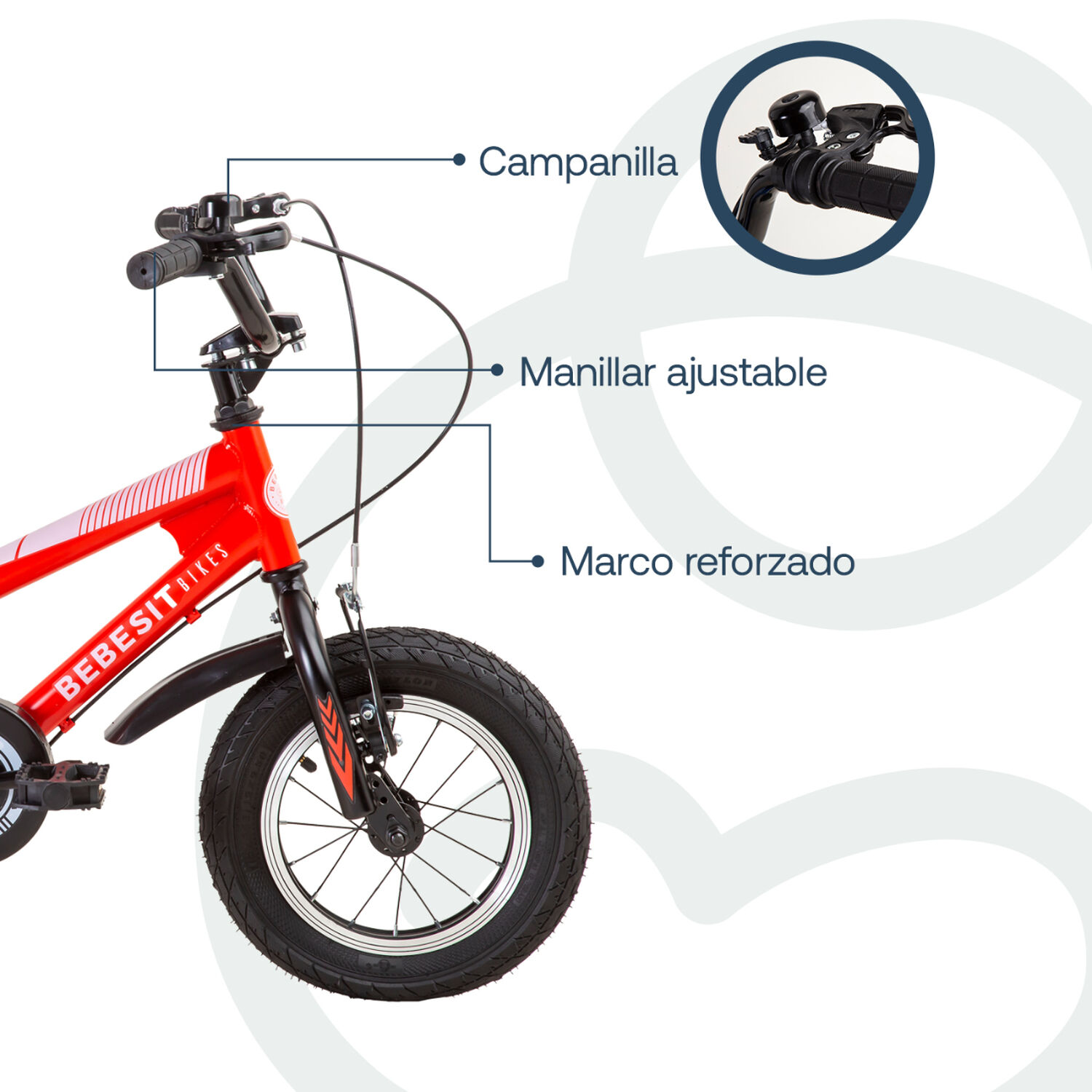 Bicicleta Infantil Canyon Aro 12 Roja Bebesit image number 3.0