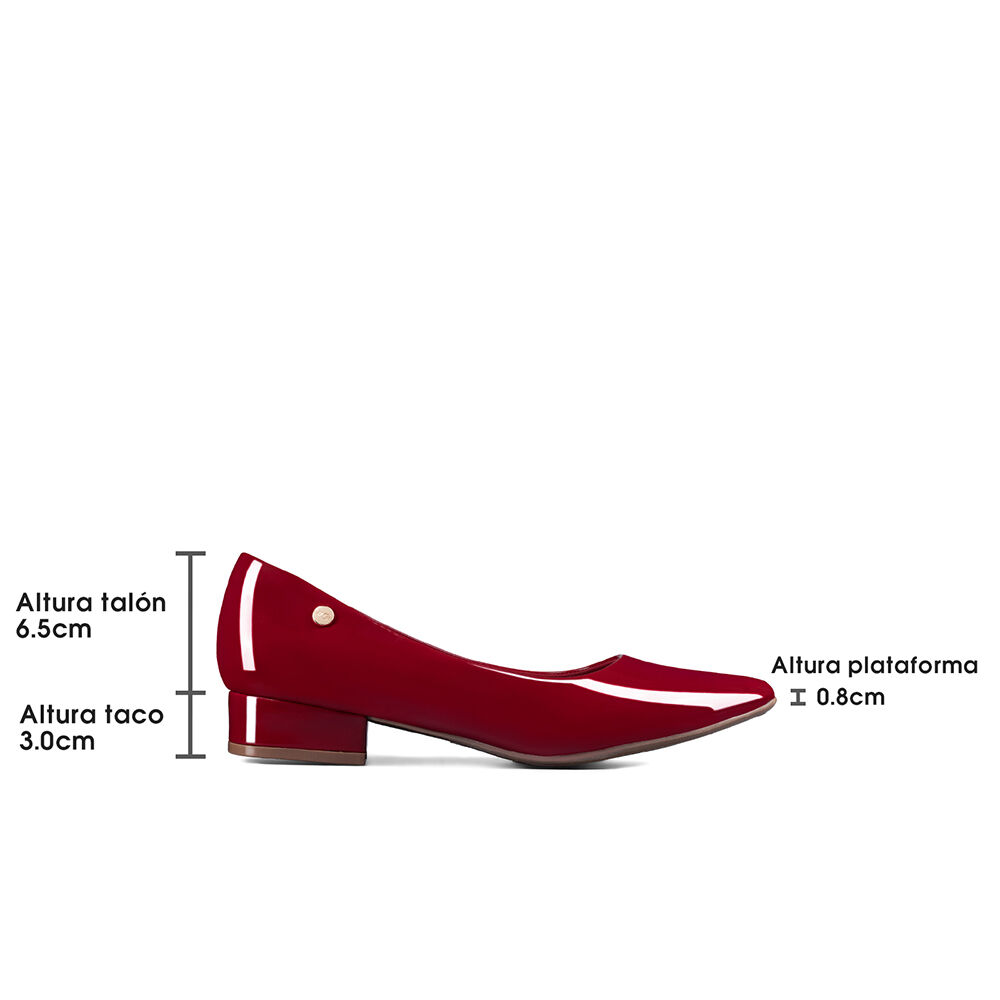 Zapato De Taco Puntiagudo Charol Mujer Weide Tfa319 image number 7.0