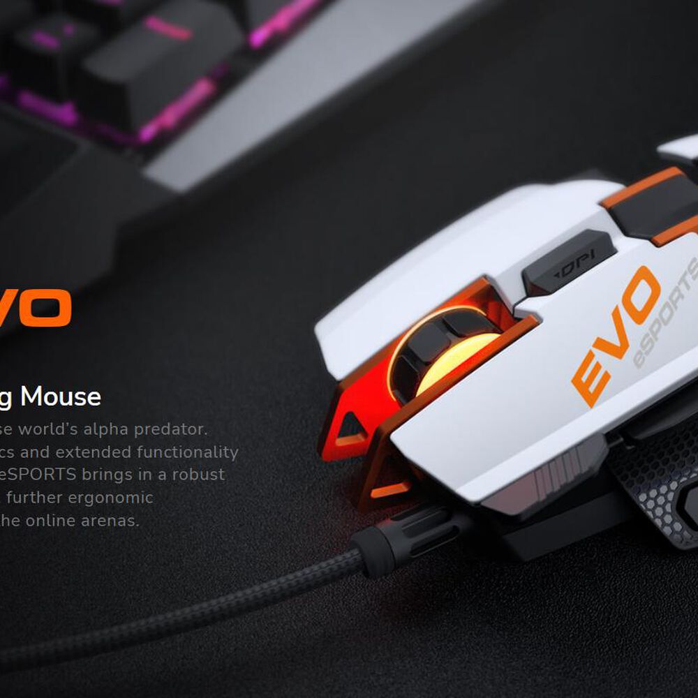 Mouse Gamer Cougar 700m Evo Pro White Gaming Edition image number 10.0