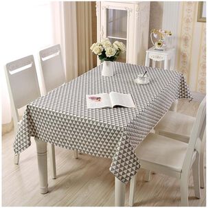 Mantel Para Mesa Rectangular De Lino De Algod&oacute;n 140x220cm Md16