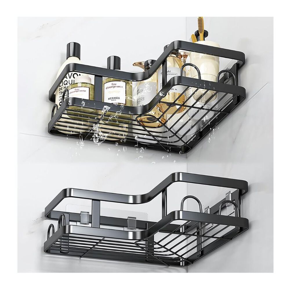 Organizador De Ducha De Esquina 5 Piezas Con Adhesivos image number 1.0