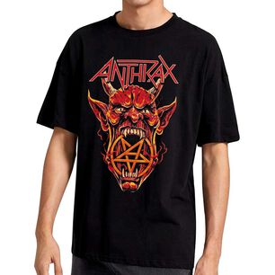 Polera Estampada Anthrax Diablo