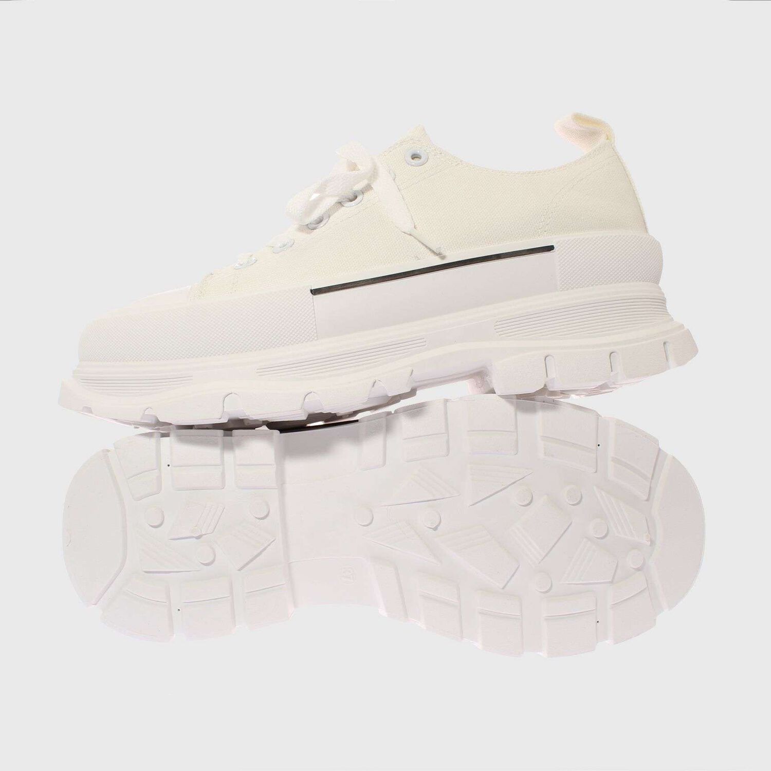 Zapatilla Lona Blanco V&iacute;a Franca Art. 5by223white image number 1.0