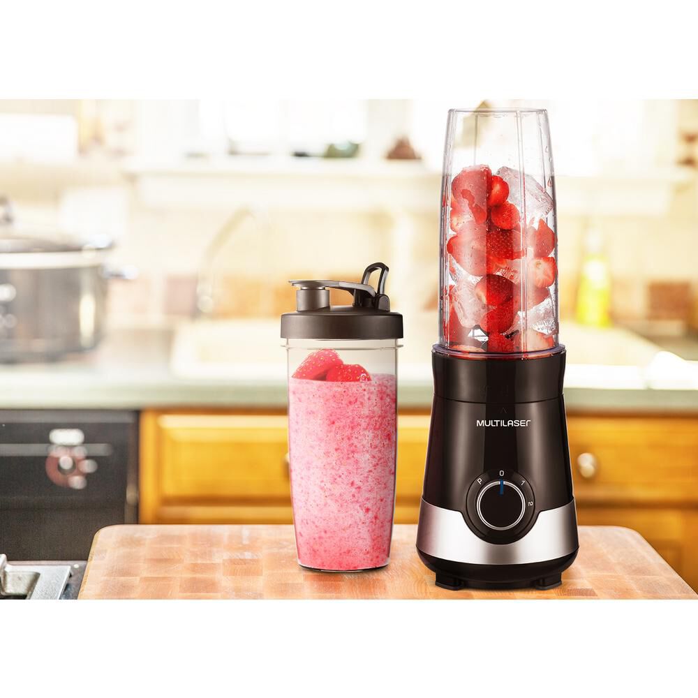 Licuadora Shake Multilaser 2 Vasos 800ml Be314 image number 5.0