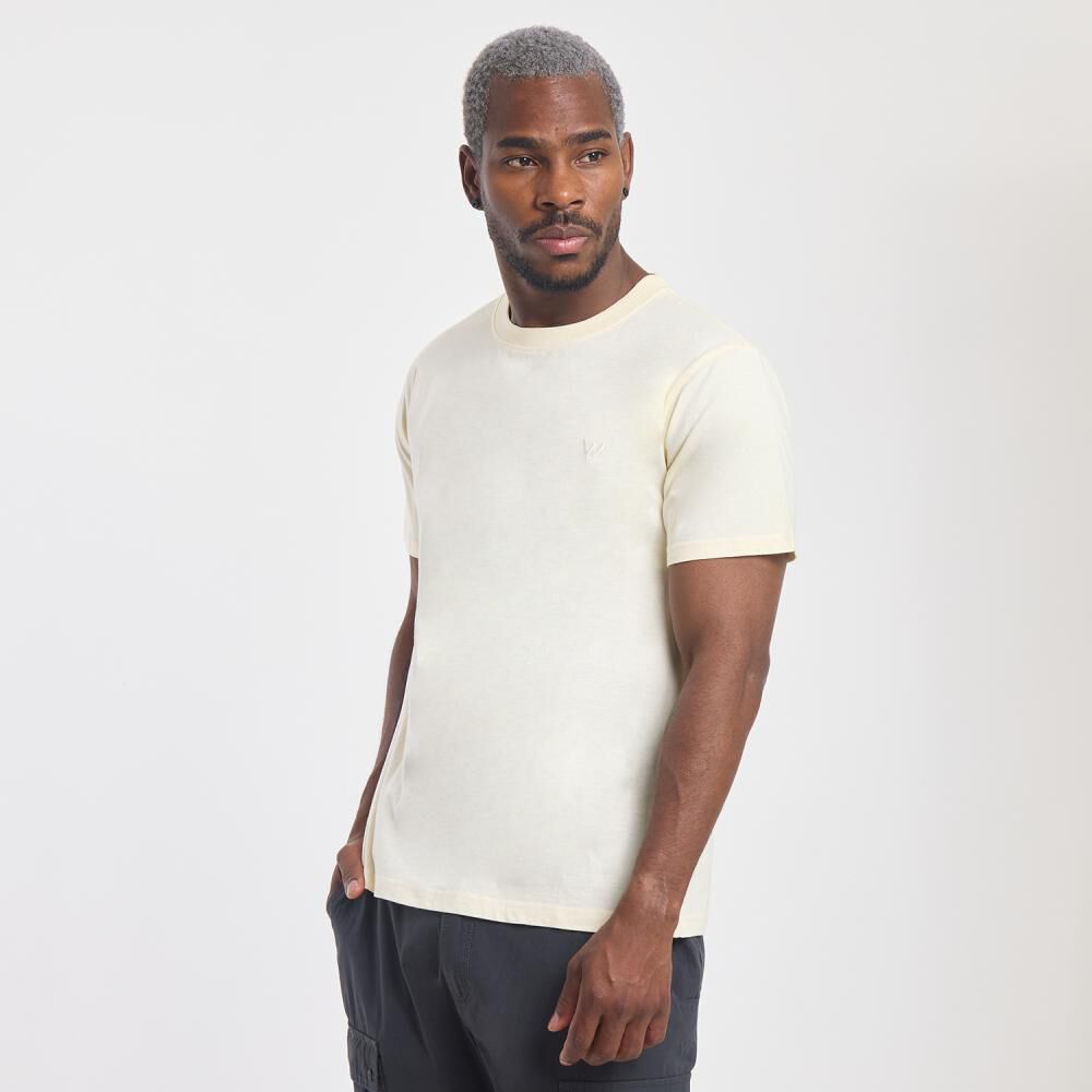 Polera Deportiva Lisa Slim Manga Corta Cuello Redondo Hombre Wetland image number 2.0