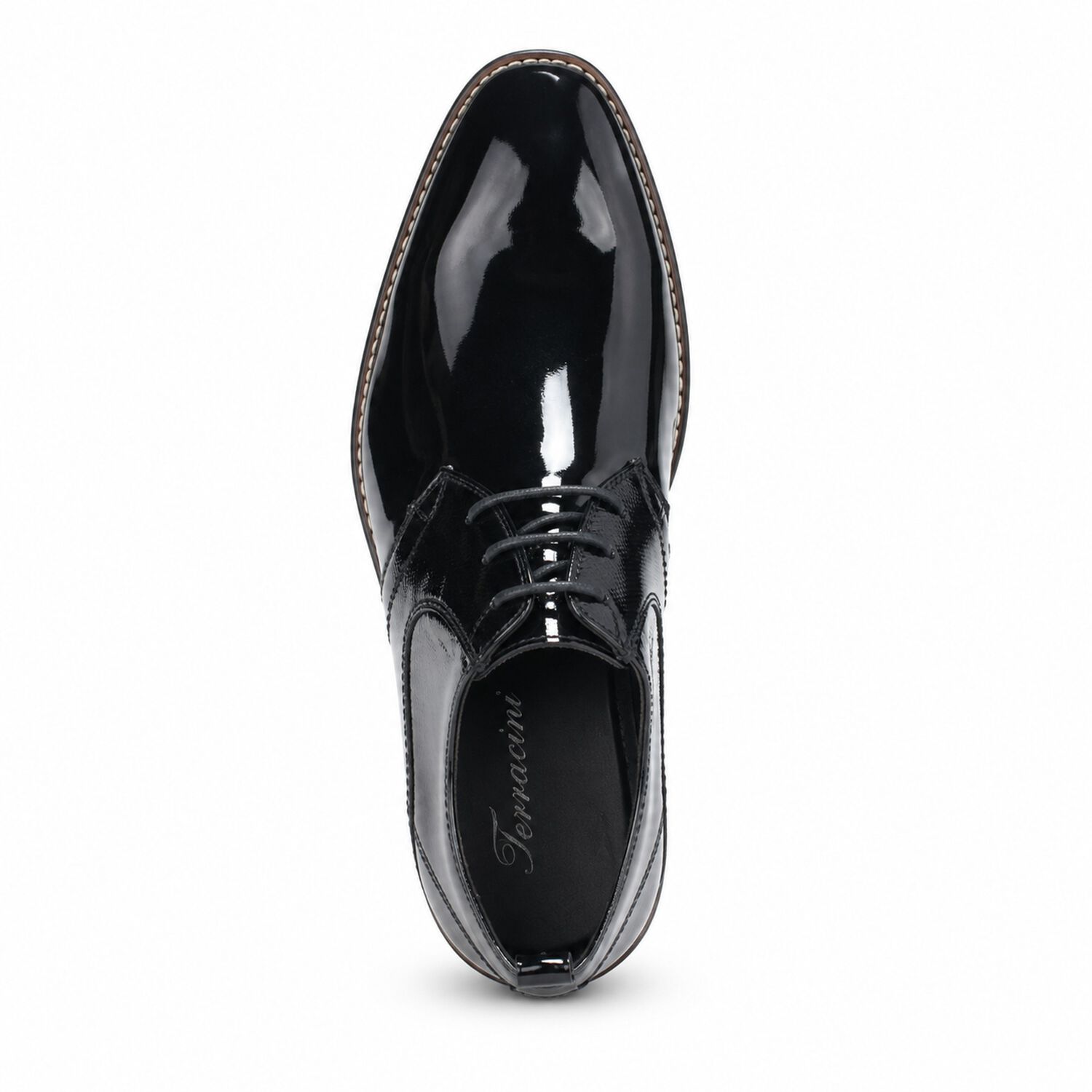 Zapato Ferracini Hombre 5659 Caravaggio Negro Charol Casual image number 4.0