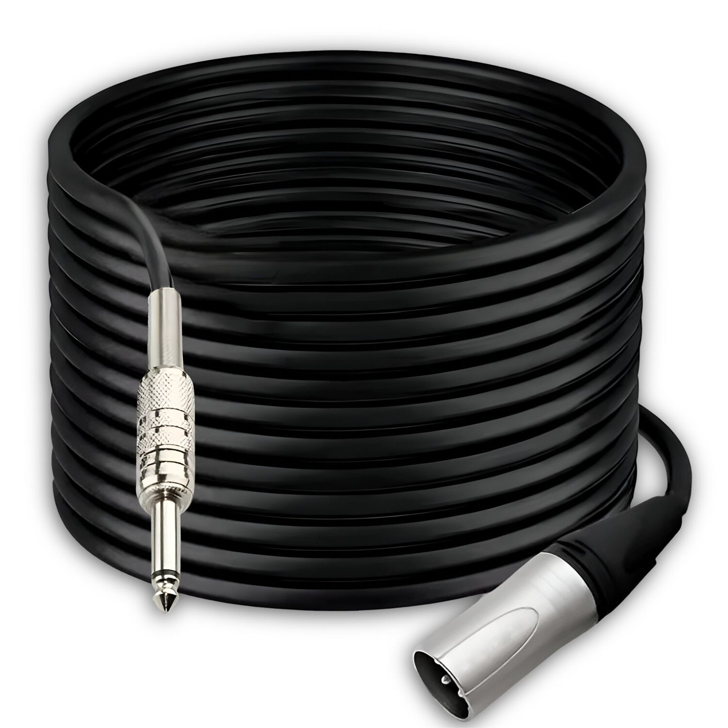 Cable De Audio Xlr Macho A Jack 6,3mm Profesional 10 Metros image number 1.0