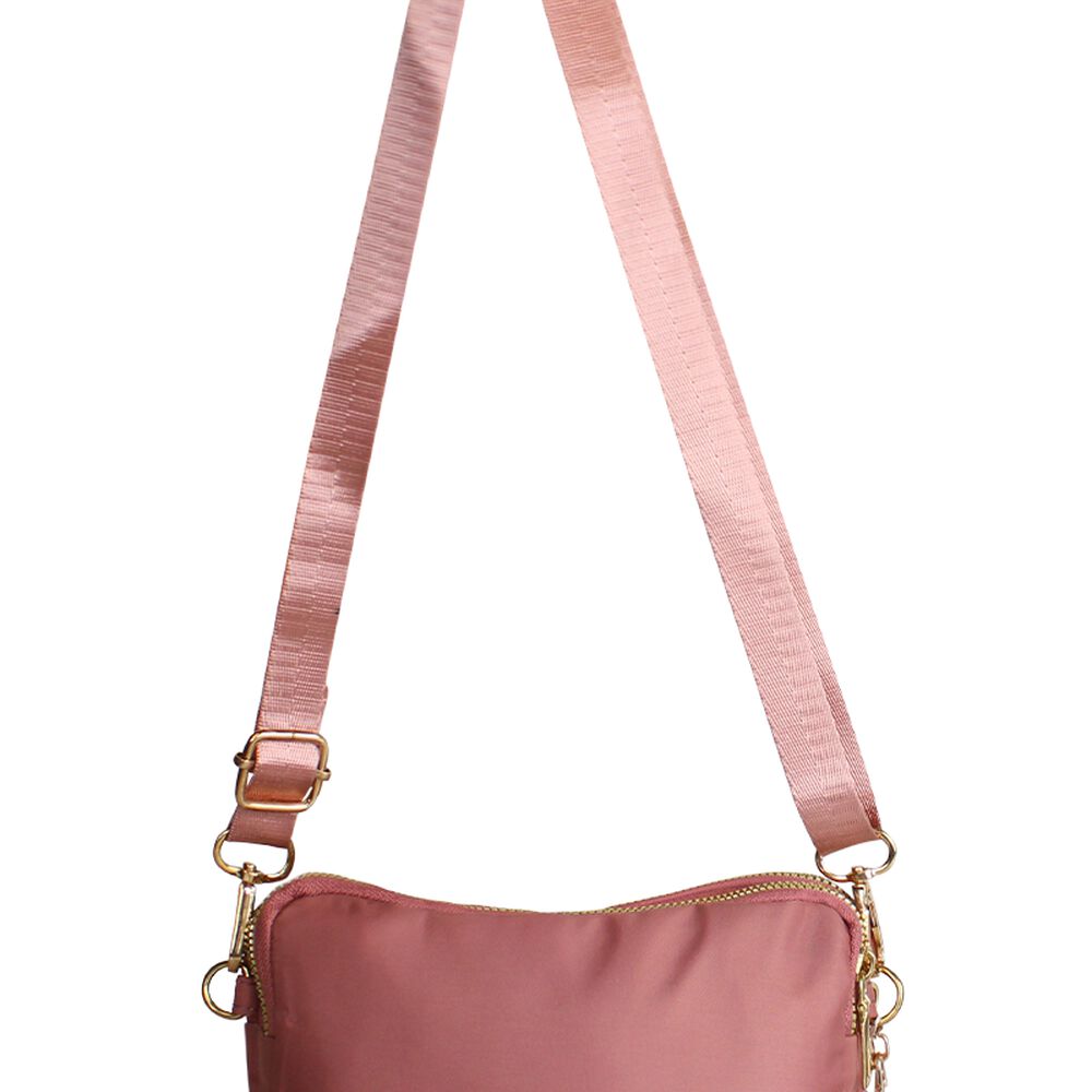 Cartera Bandolera Kim Pink Anabella Sachi image number 3.0