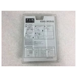 Candado De Cable De Seguridad Con Llave Para Notebook / F&k Technology