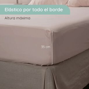 Sabanas 2 Plazas Microfibra 300 Hilos Azul Rosado