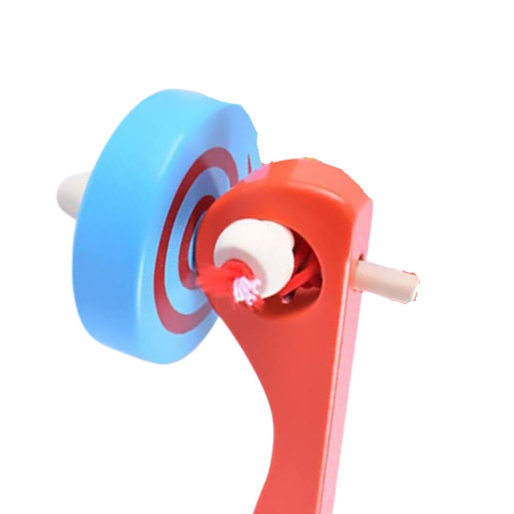 Trompo De Madera Con Lanzador De 15 Cm Para Niños De 3+ image number 1.0