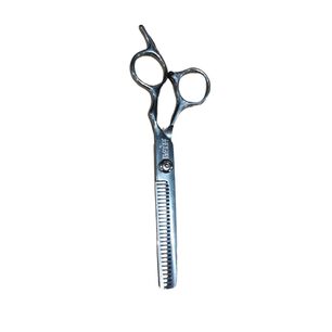 Tijeras De Esculpir Dentada Peluquer&iacute;a 16cm Mango Met&aacute;lico