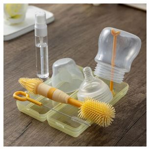 Set Limpieza Biberones Silicona Port&aacute;til Viaje Beb&eacute;