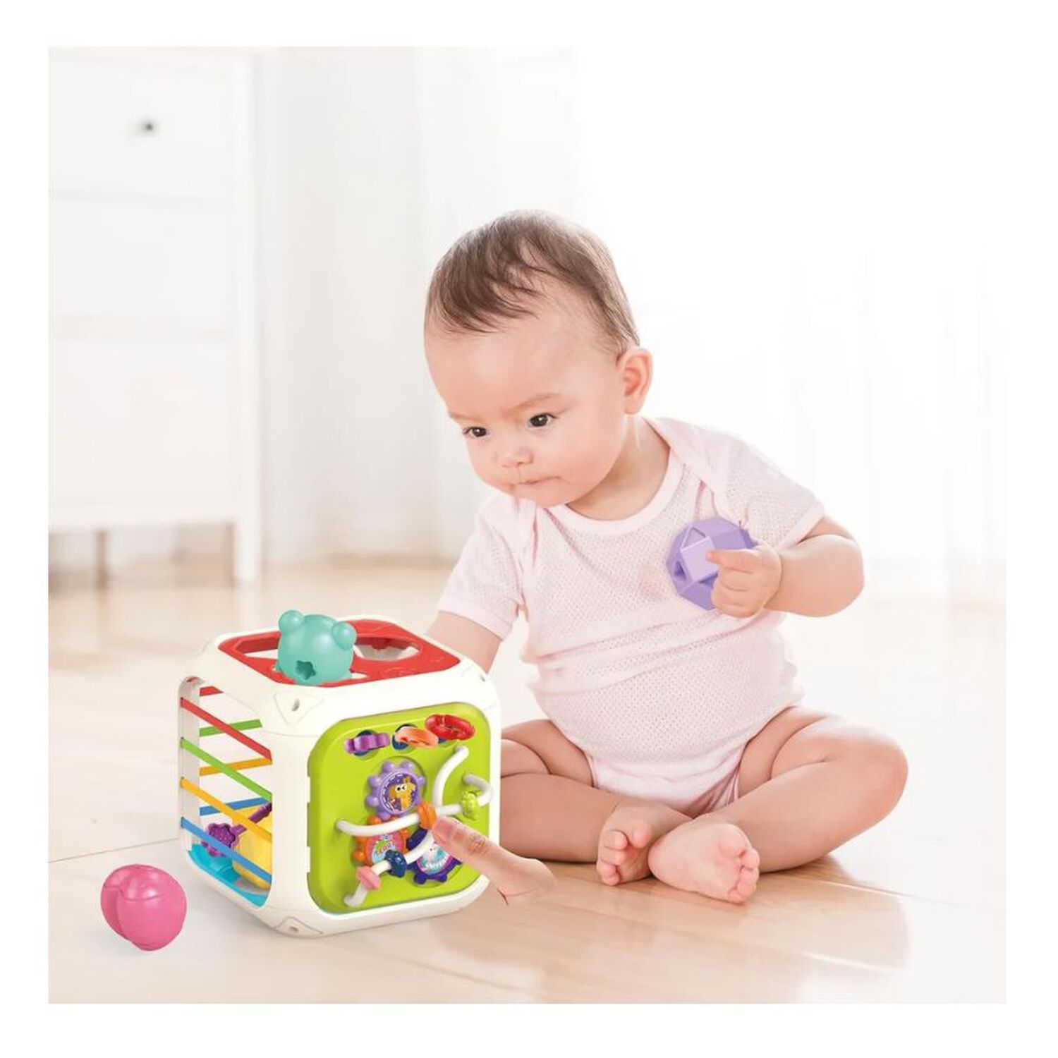 Cubo De Actividades Para Beb&eacute;s Juguete De Ense&ntilde;anza 7 En 1 image number 4.0