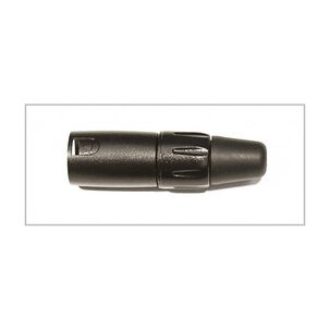 Conector Micr&oacute;fono Macho Negro X-3215 (2 Unidades)