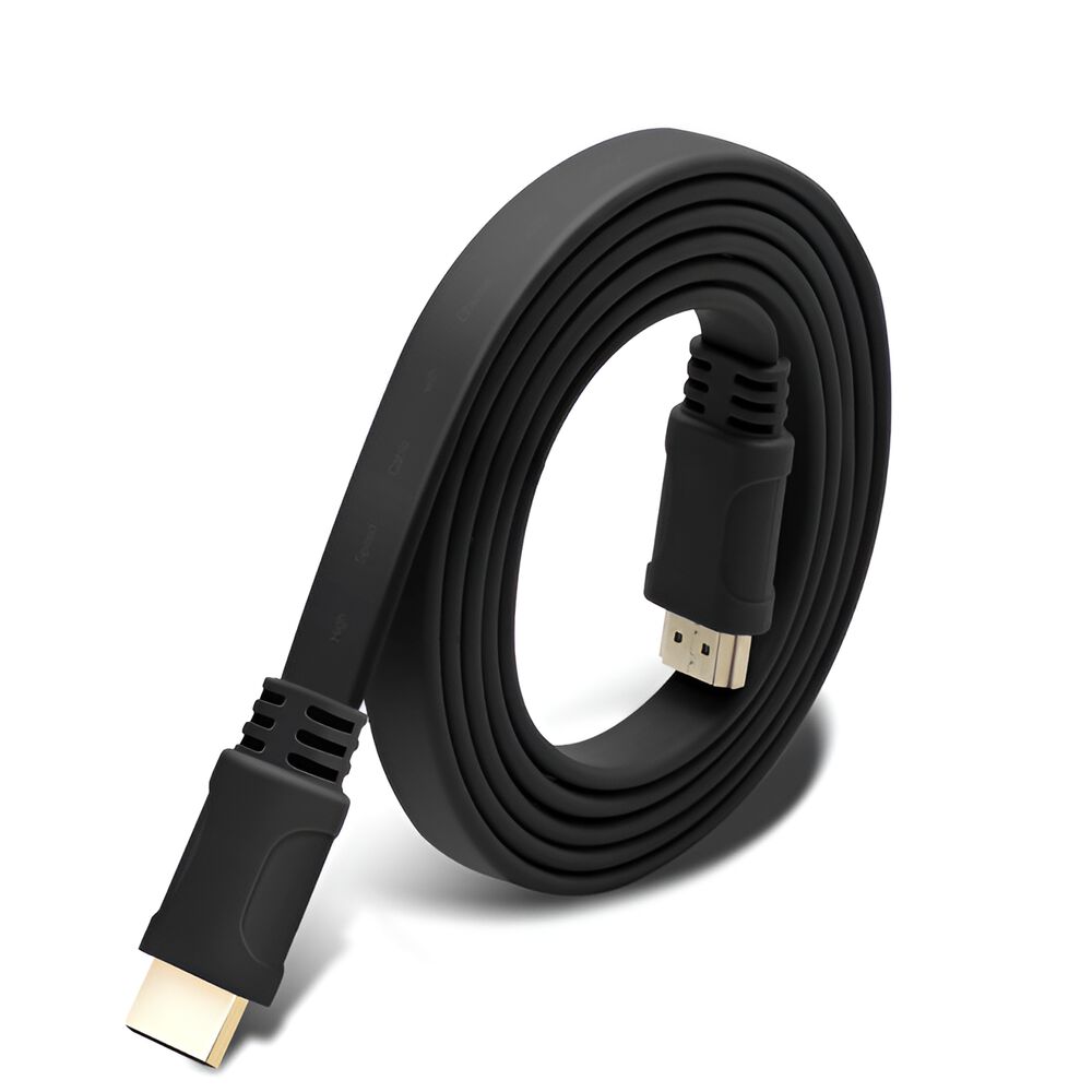 Cable Hdmi Ultra Plano 1.8m Full Hd 1080p Reforzado Bl187 image number 0.0