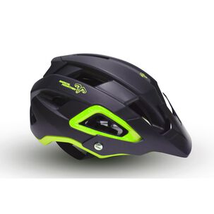 Casco Radical Mountain Super Vent Negro Verde L 58-62cm
