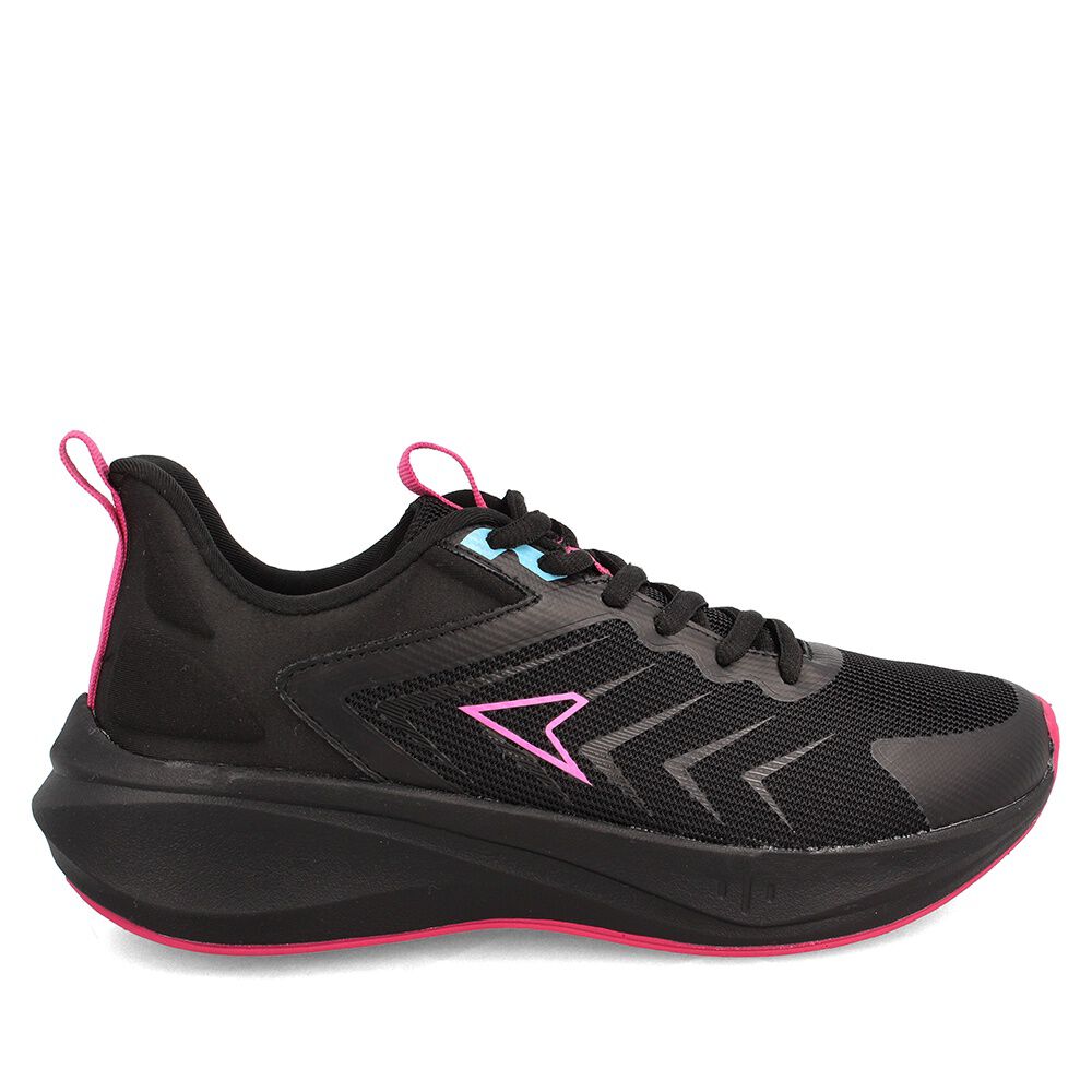 Zapatilla Mujer Power Swift Negro-rosado image number 4.0
