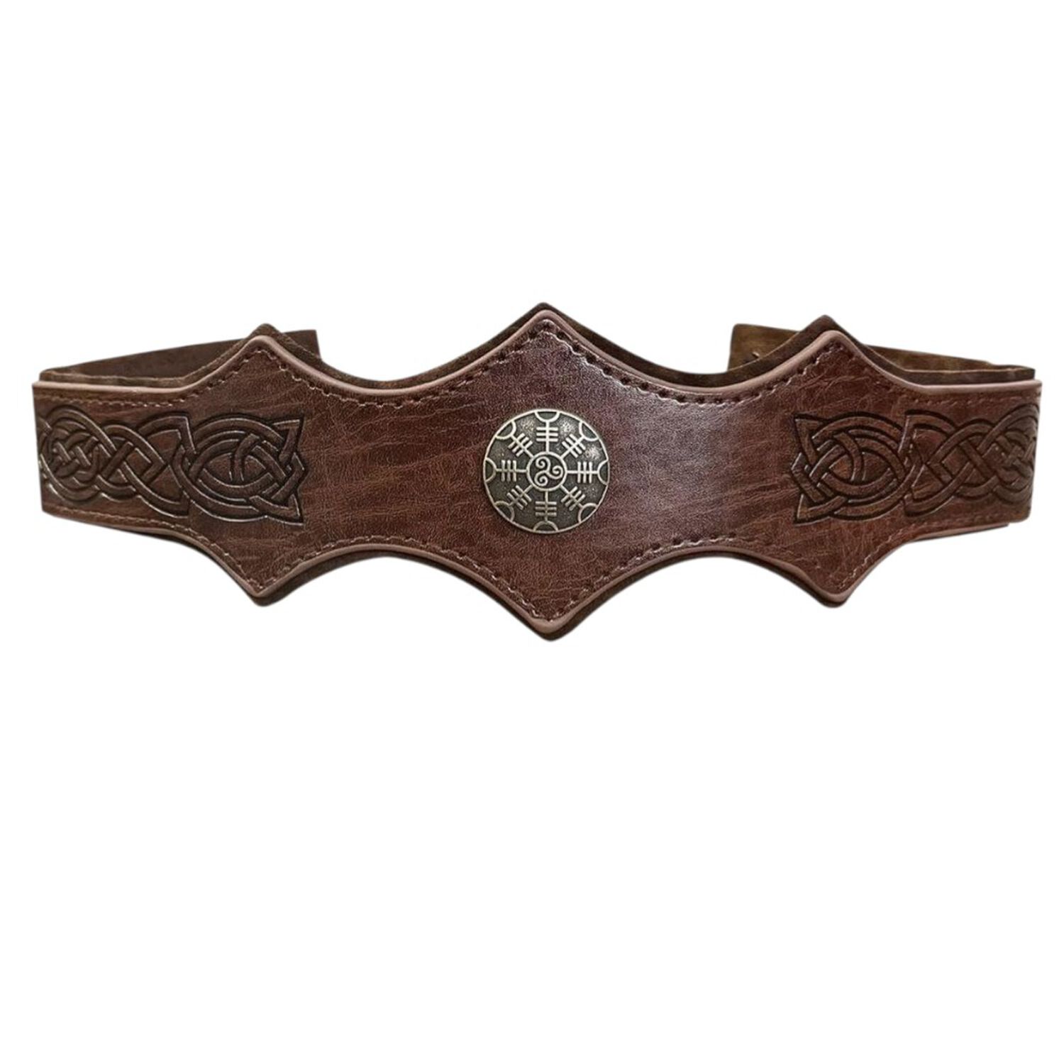Tiara Vikinga Medieval Celtas En Relieve Ajustable image number 0.0