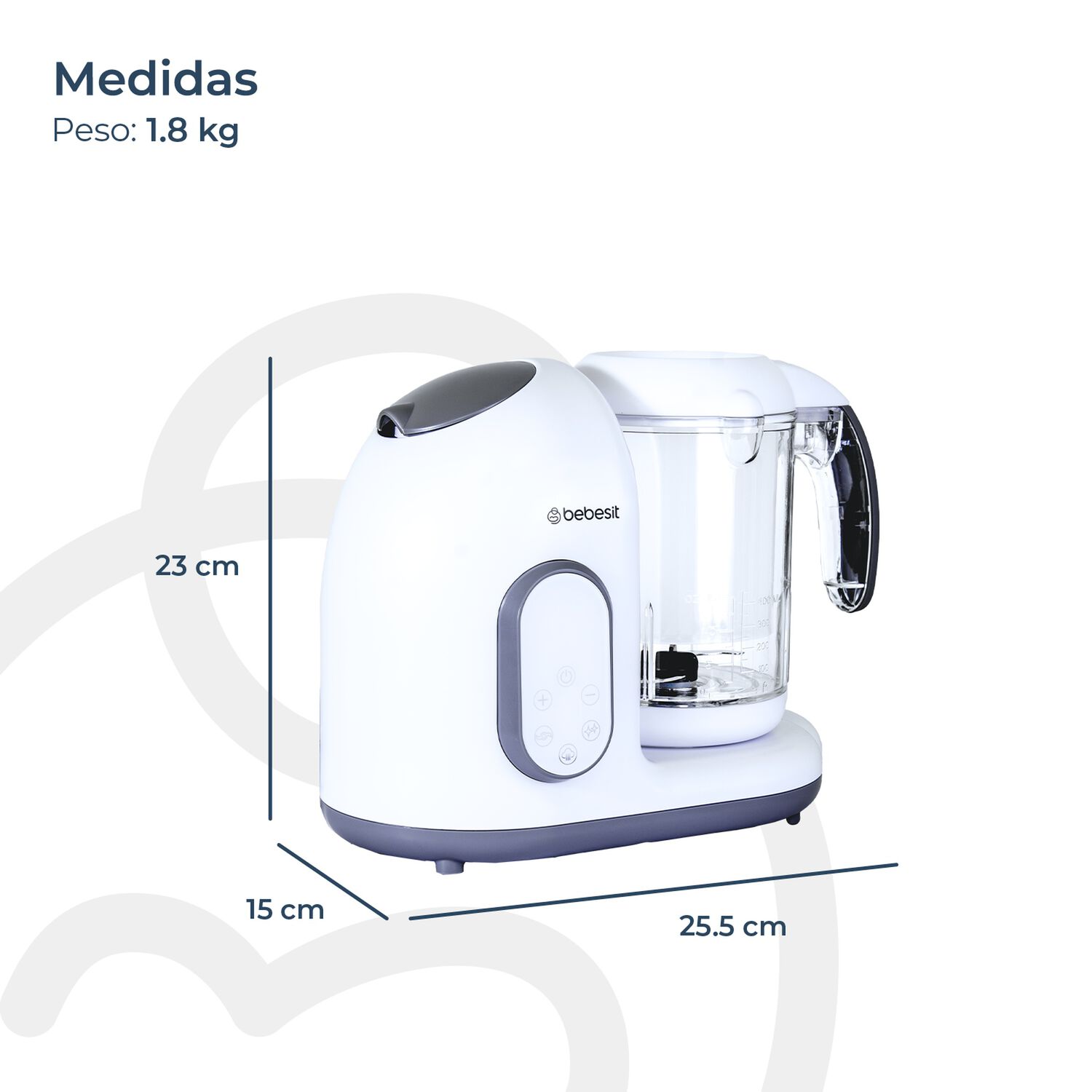 Procesadora De Alimentos Digital Bebes Bebesit image number 8.0