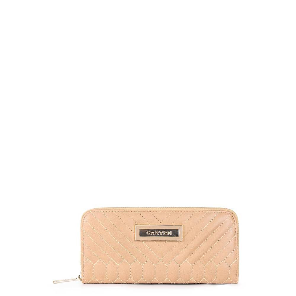 Billetera De Mujer Petunia Beige Carven image number 0.0