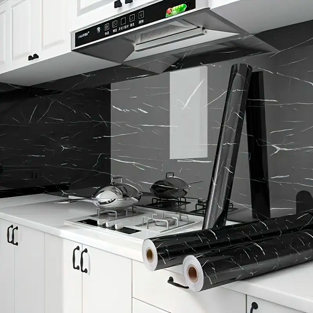 Papel Tapiz Adhesivo Mármol Impermeable Para Encimera Cajon image number 5.0