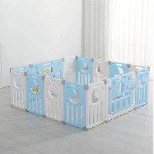 Corral De Seguridad Bebe Multiformas 12+2 Plegable Alfombra