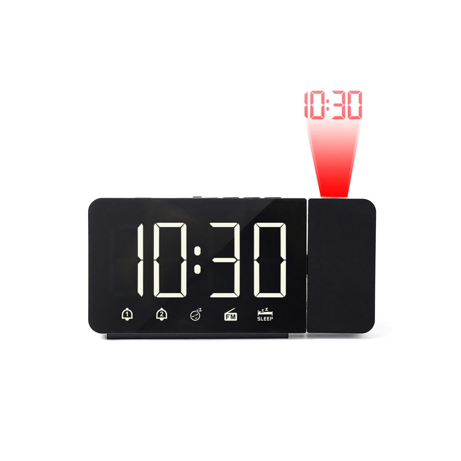Radio Reloj Con Proyecci&oacute;n De Hora Y Pantalla Led - Ps image number 0.0