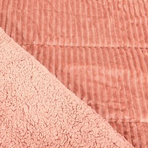 Plumon Corduroy Coral Sherpa 2 Plazas Coral